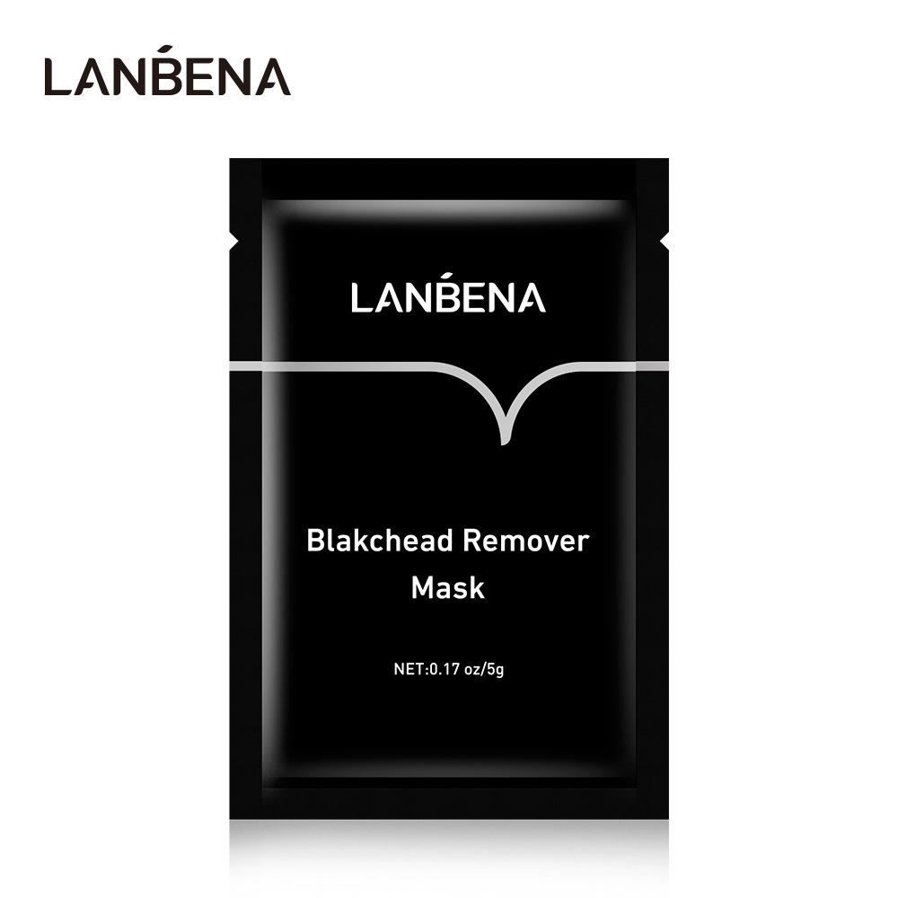 LANBENA Bamboo Charcoal Blackhead Mask odstraňuje černé tečky a čistí póry