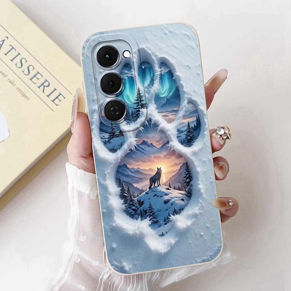 

Красивий квітковий чохол для телефону Tecno Spark 40 Pro Plus М який силіконовий ударостійкий чохол для Tecno Spark 40 Pro+ 40Pro Бампери Spark 40 Pro