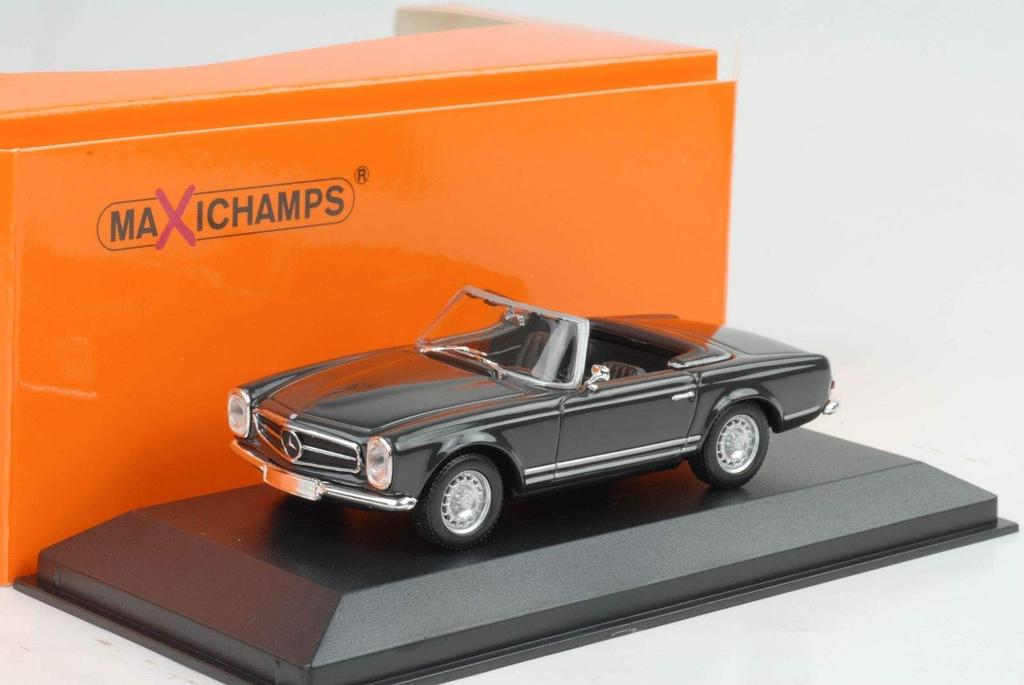 Maxi Champs Scale 230SL 1965 Gray 1/43 Mercedes-Benz