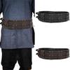 Brown Embossed Belt Medieval Belt Cosplay for Dressing Up Medieval Supplies