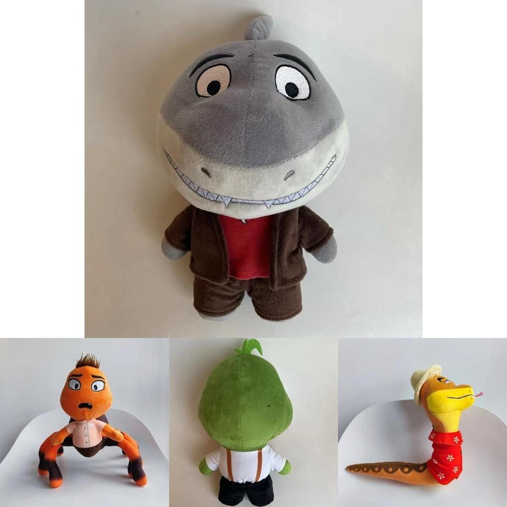 Soft And Durable 25cm Plush Toys The Bad Guys Chameleon Snake And Wolf Stuffed Dolls