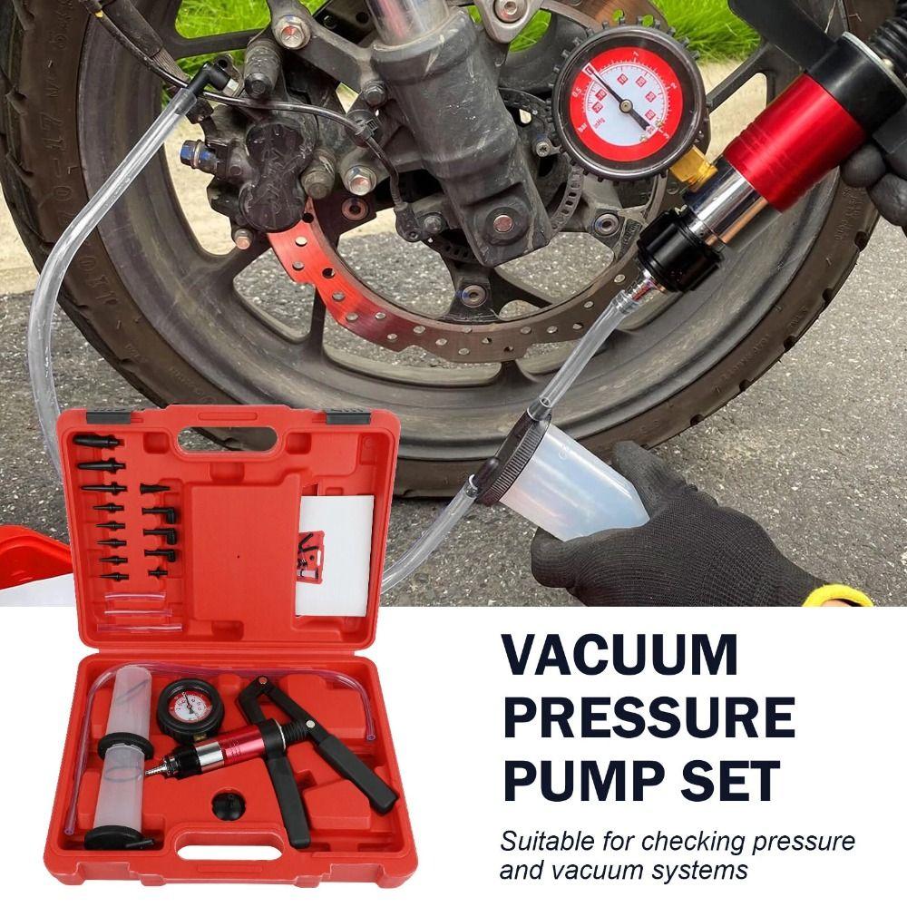 Hand Held Pressure Pump Tester Manual Operation Brake Fluid Bleeder  Vehicle Service