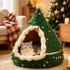 Letto di Natale con Design a Tenda Casa, Accogliente Invernale Tutto al Coperto