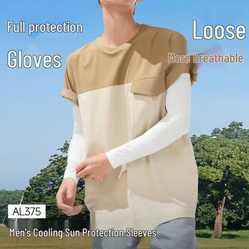 Beneunder Men s Ice Silk Sun Protection Cooling Sleeves