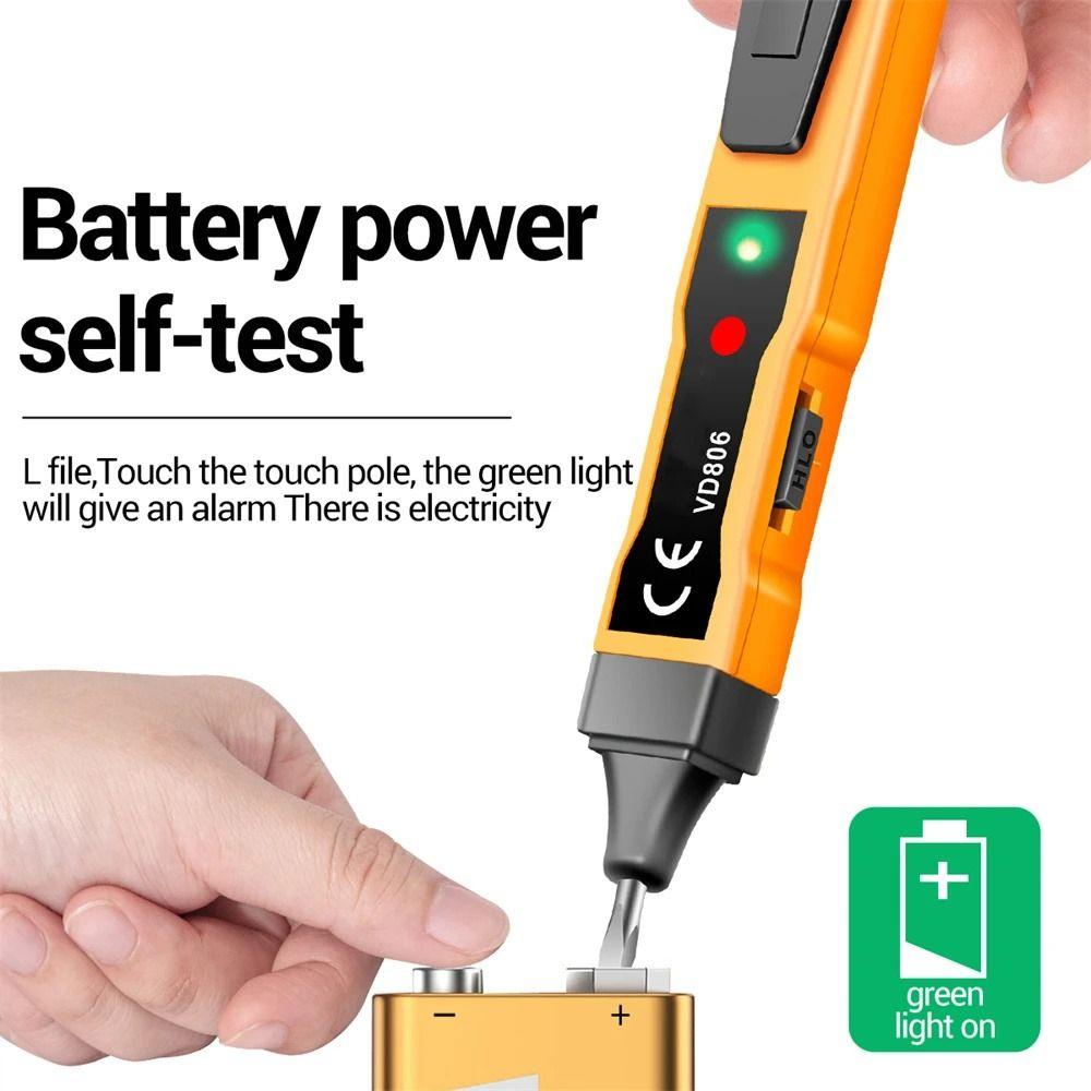 Current Induction Test Pen Non-contact Inductive Voltage Battery Test Pencil AC/DC Voltage Meter