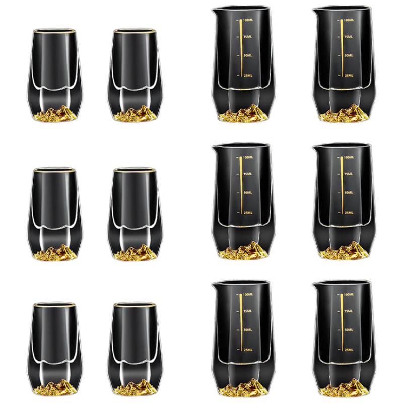 CRISTALGLASS Элегантные Хрустальные Стопки для Байцзю