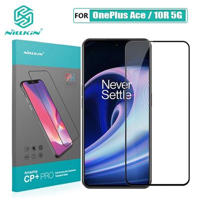 Skirtas Oneplus Ace Glass Nillkin CP+Pro Full Glue grūdintas stiklas, skirtas One Plus 10R 5G pilnai dengianti ekrano apsauginė plėvelė