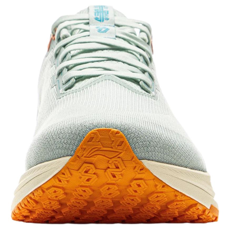New LINING Red Hare 8 Running Shoes Men's Low Top Light Moss Blue/Pale Mountain Green ARPV001-19