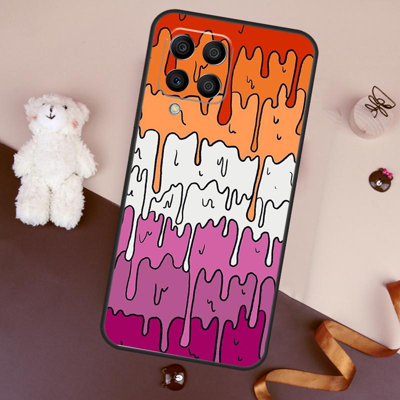 Pastel Kawaii Melting LGBTQ Design Case For Samsung Galaxy M36 M55 M35 M15 M56 M16 M54 M14 M34 M31 M11 M13 M53 M12 M32 M52 M06