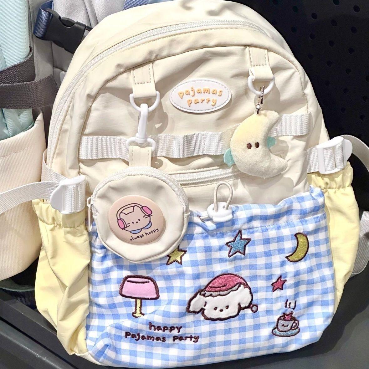 

Versatile Large-Capacity Cute Backpack for Middle School Girls Backpack Only