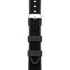 [Crefer] Watch Strap 18mm Silicone Resin Strap Easy To Use with Tools Black SI-1