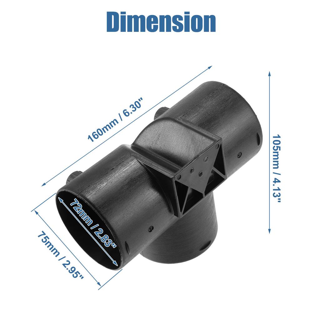 1PCS Car Diesel Heater Duct T Piece Connector Replacement Parts For Chinese Webasto Eberspacher Propex Automobiles Heater Part
