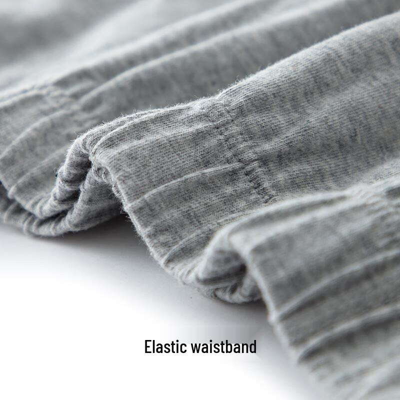 Yiershuang Men's 100% Cotton Boxer Shorts 3-Pack