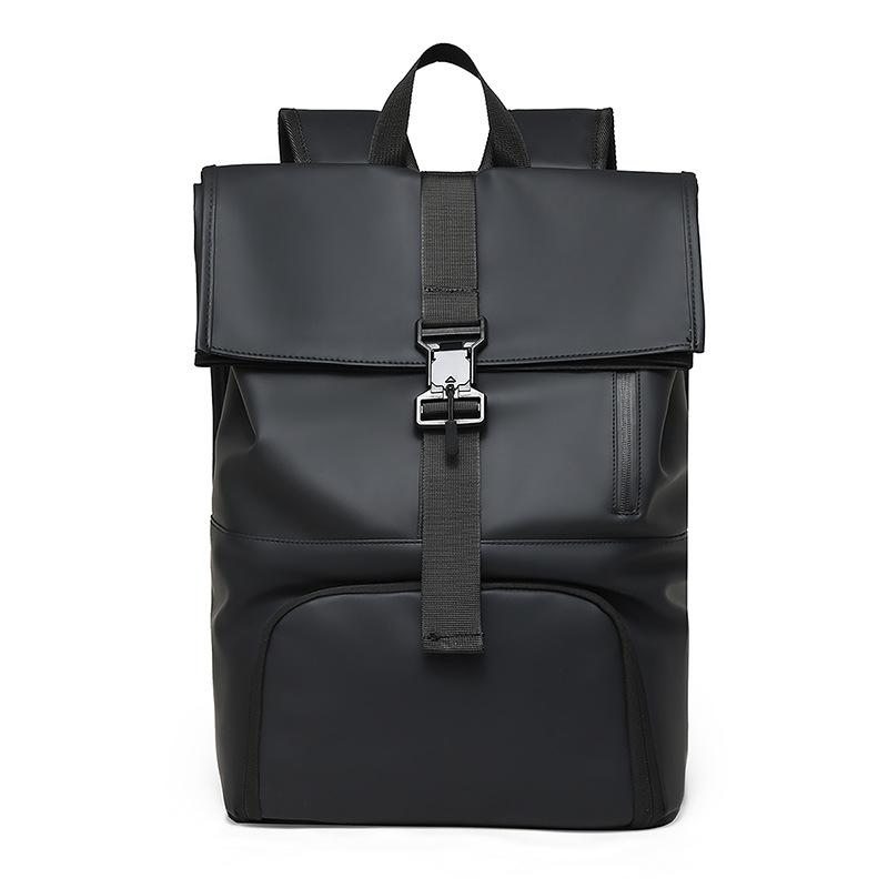 European Roll-up Backpack Simple Business Roll-up Top Roll-up Cover Casual Backpack Outdoor Travel Student Bag