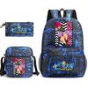 Anime The Seven Deadly Sins School Backpack Set with Shoulder Bag Pencil Case for Kids Teens Daily Bookbag