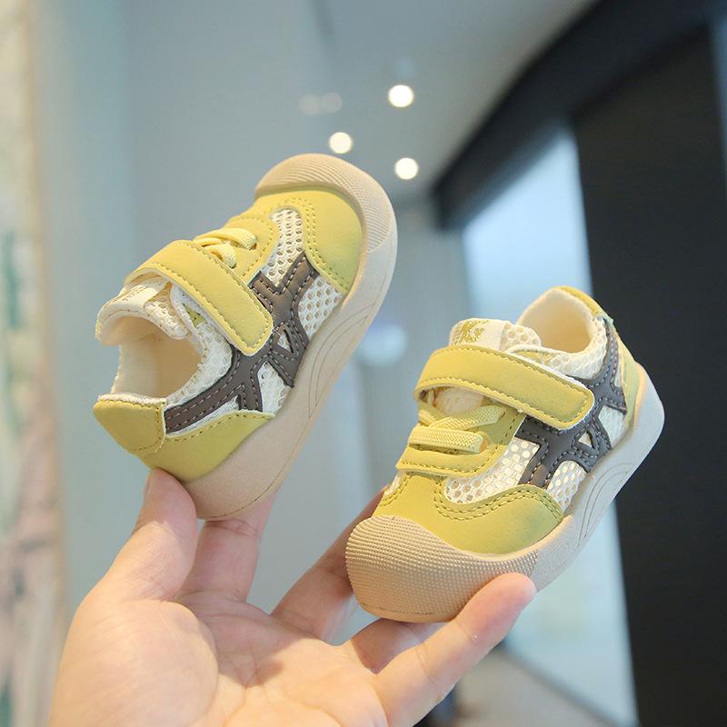 

Transparent Net Sole Toddler Shoes, Boys and Girls Shoes, Versatile Slip-on Shoes 18 жёлтый