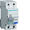 Differential Circuit Breaker with Overcurrent Protection C/6KA, 16A, 30mA, 2 Pole