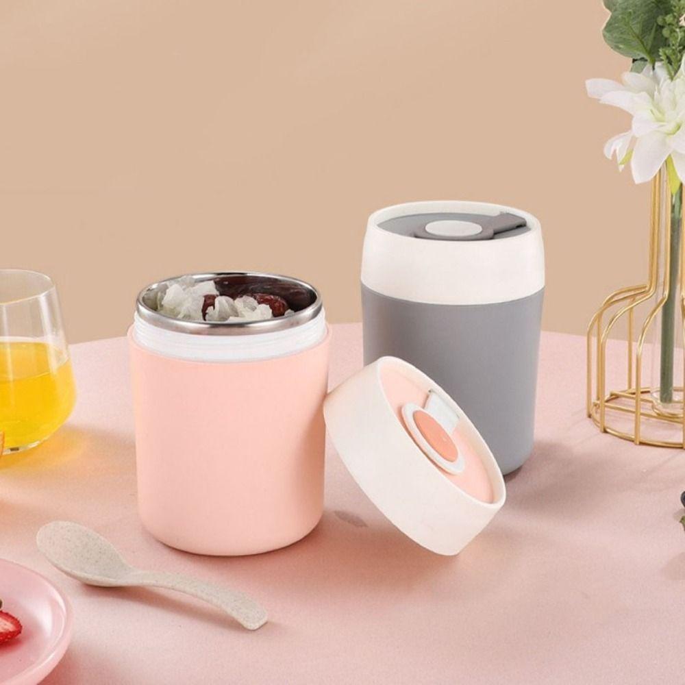 Heat Preservation Thermal Lunch Box Stainless Steel Insulated Soup Cup Soybean Milk Cup for Home