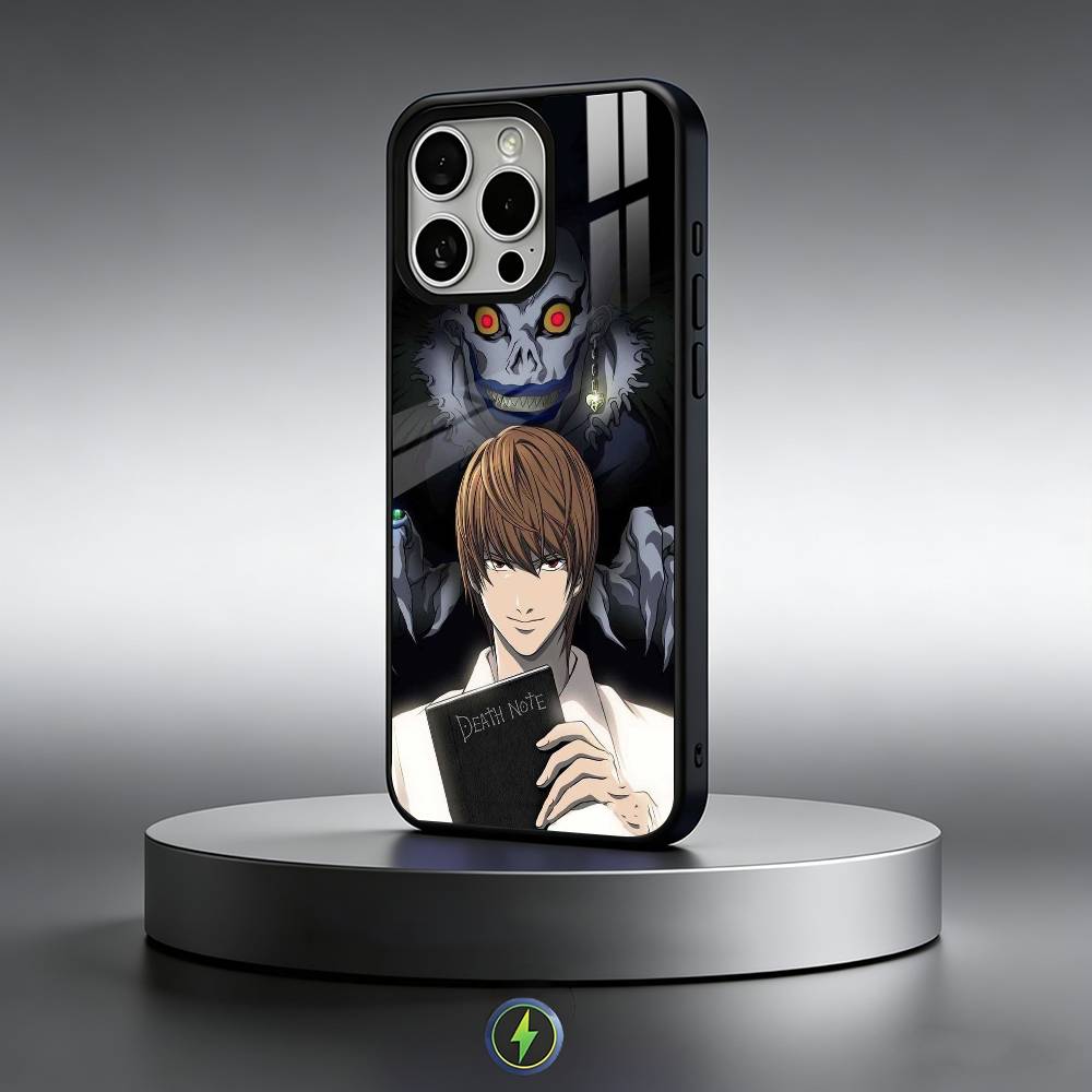 D-Death Anime N-Note Phone Case For iPhone17,16,15,14,13,12,11 Plus,Pro Max Magnetic For Magsafe Wireless Charging