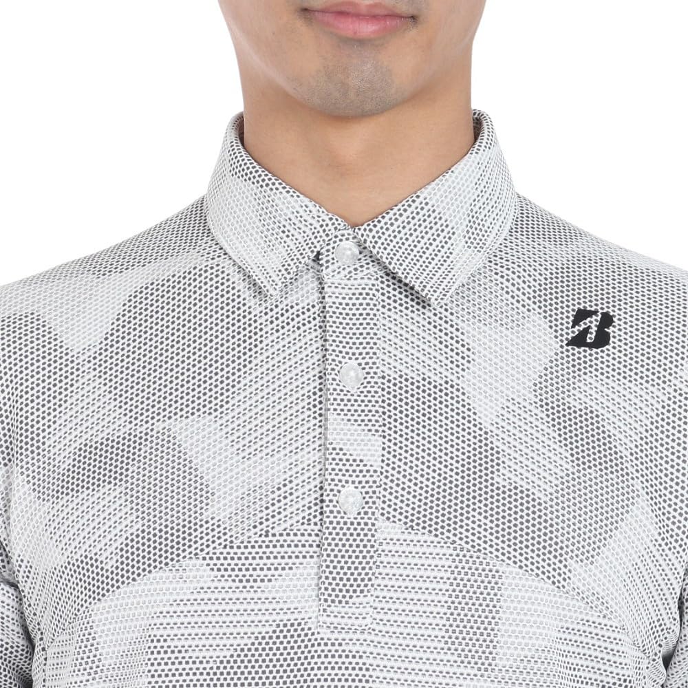 Bridgestone Golf Retro Short Sleeve Shirt 3GA06A Men's Black