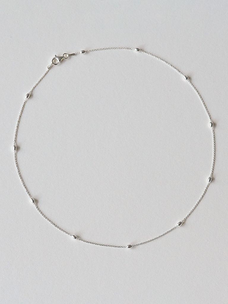 Lucore Silver 925 Tiny Dot Silver Necklace
