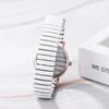 Stainless Steel Bracelet Cute and Stylish Analog One Size Fits Quartz White Perfect Gift for Day Women's Watch, Waterproof Display, Most, Movement, -
