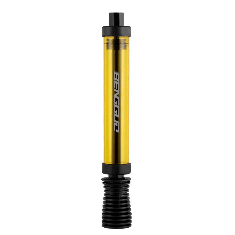Plastic Ball Inflator For Sports Equipment With Concealed Needle For Easy Use жёлтый