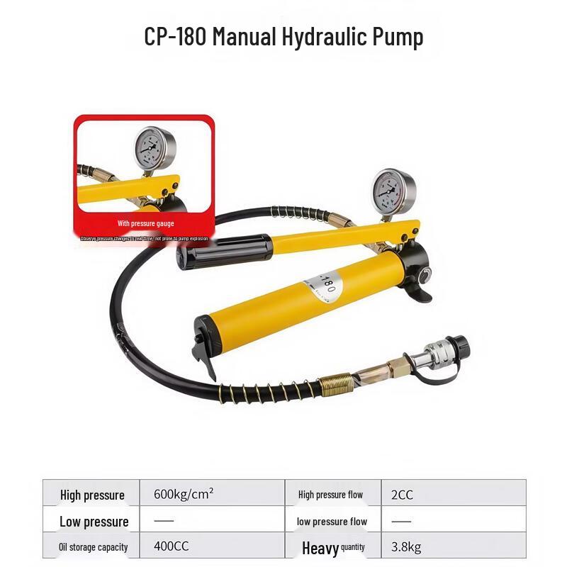 

Yundu CP-180 Ultra-High Pressure Hydraulic Hand Pump