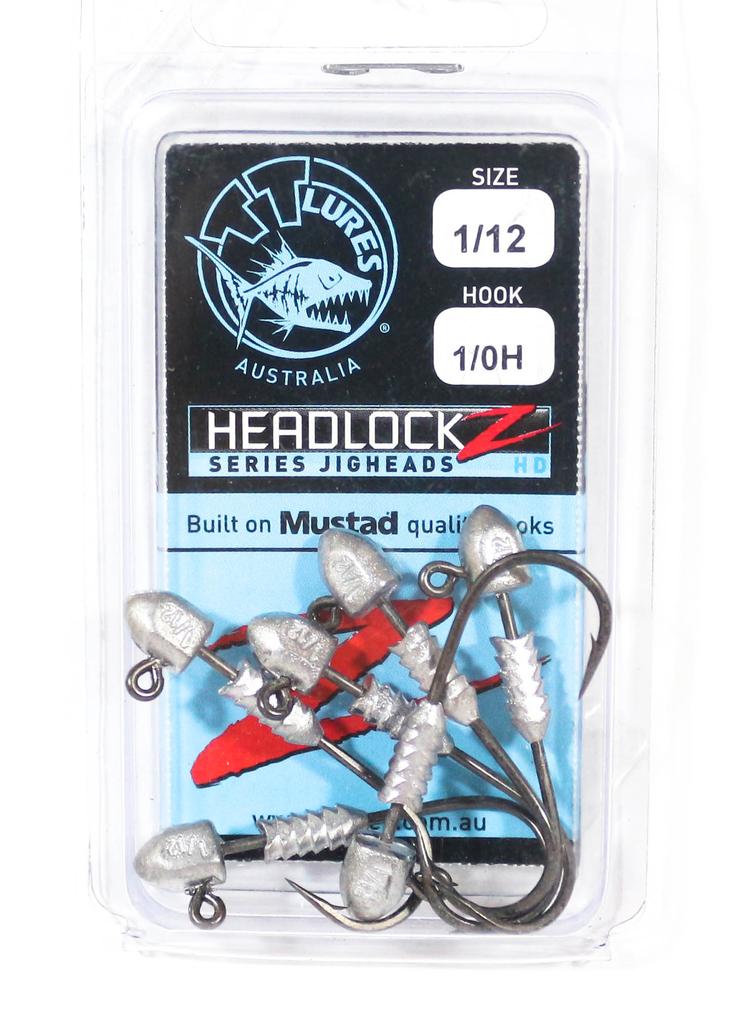 Tackle Tactics TT Headlockz HD Jig Head 1/12 oz 1/0 6/pack (3573)