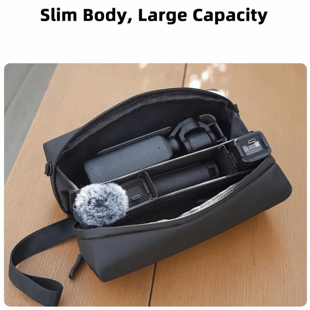 Two Way Zipper Crossbody Storage Bag for DJI Osmo 360 Pocket 4/3/2 Camera Accessories