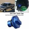 DIESEL Fuel Cap&Blue DEF Cap For 2013-2018 Dodge Ram 2500 3500 Cumm Aluminum