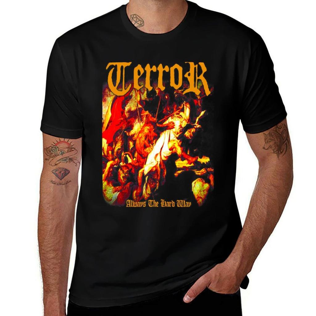Terror Band T-Shirt Industrielles Arbeits T-Shirt