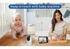 5-Inch Wireless Baby Monitor with Night Vision and Intercom