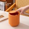 Press Open Lid Desktop Trash Can Sunflower Shape Storage Bucket Creative Garbage Bin  Home