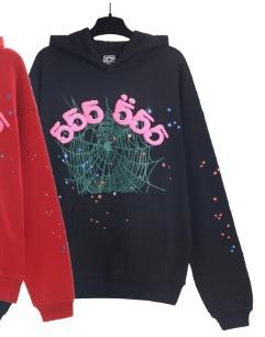 Wholesale Spder555 heavy fleece hoodie European and American trendy brand sweater men and women couples winter