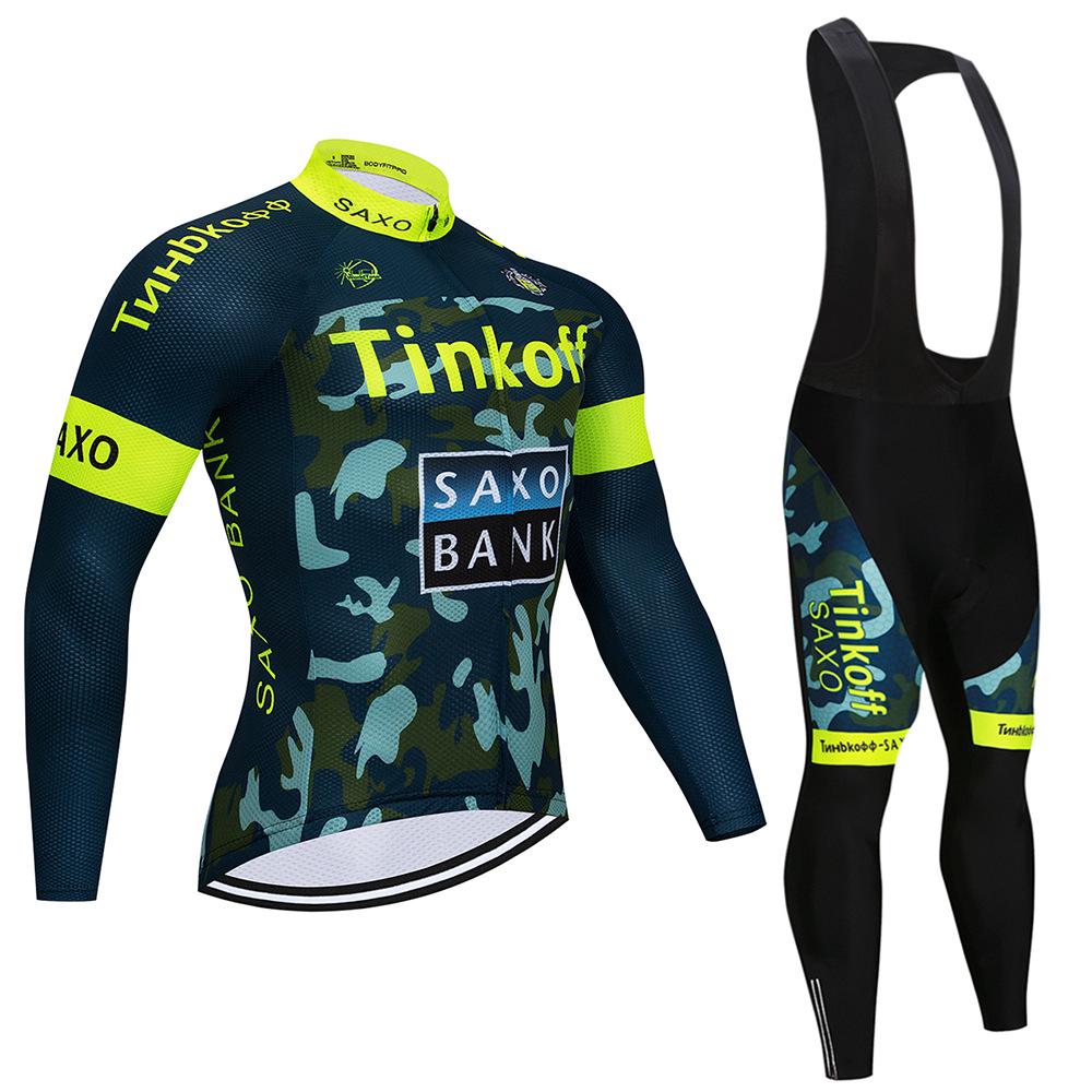 Team Edition Road Mountain Bike Riding Sportswear Long Sleeve Breathable Riding Set