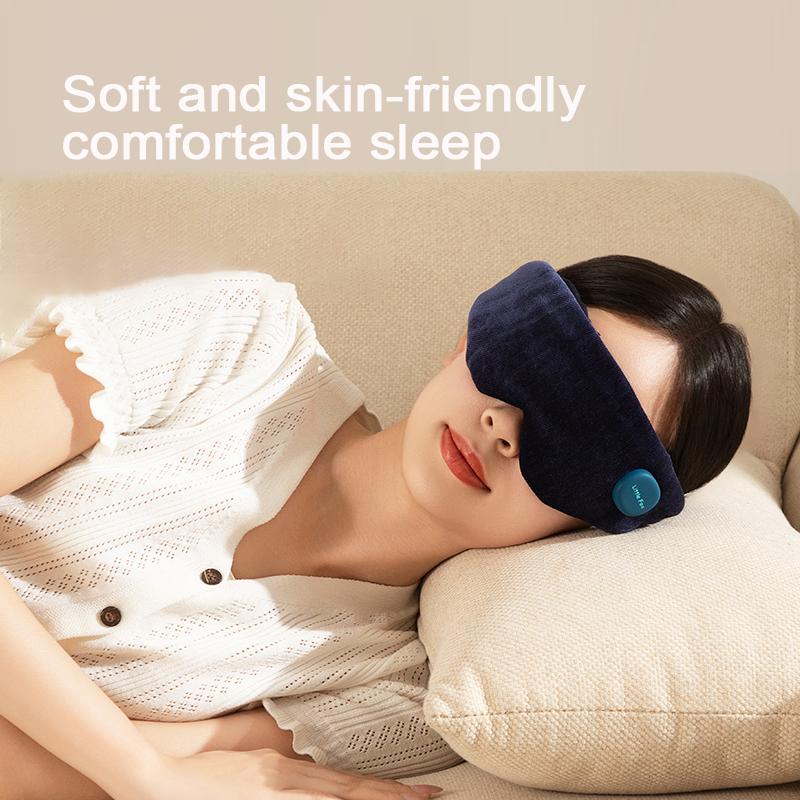 Soft and Skin Friendly Massage Eye Mask with 3 Levels of Hot Compress and 8 Modes of Eye Massager Selection Relieve Fatigue Promote Sleep with Heating