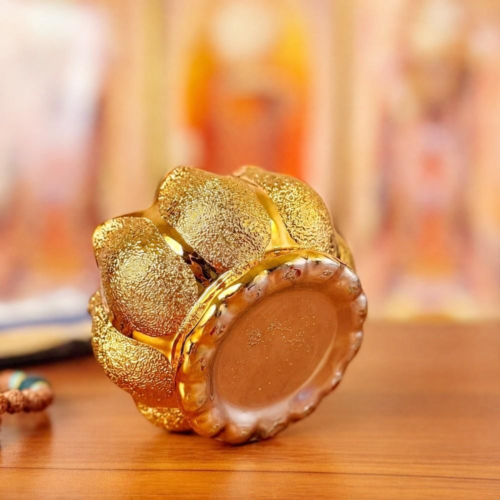 Decorative Lotus Incense Burner Traditional Incense Bowl Chinese-Style Incense Censer Meditation