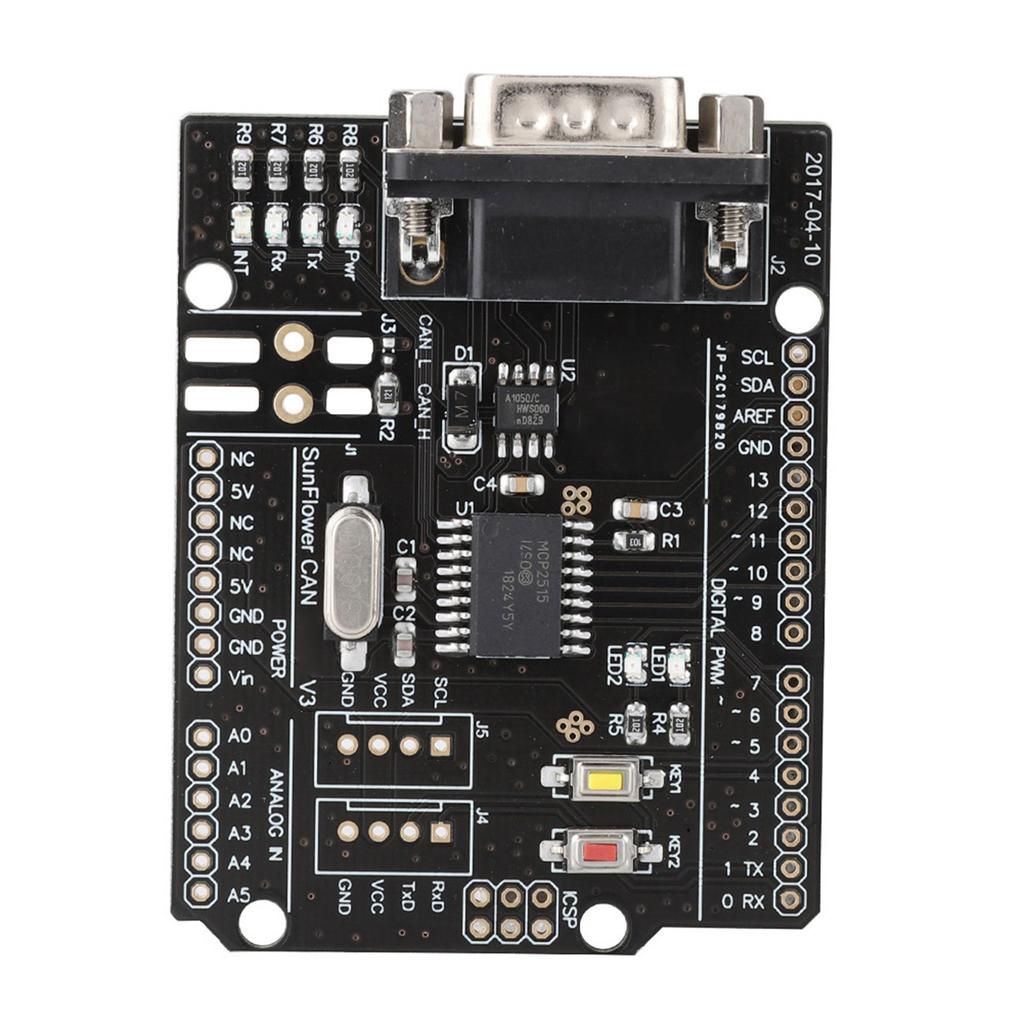 HW A001 CAN Bus Shield MCP2515 Expansion Board Support For CAN2.0 protocol