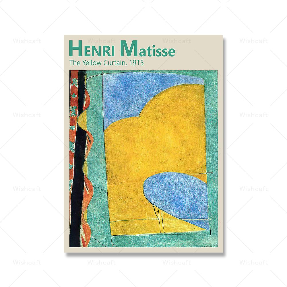 

Абстрактные картины Матисса, постеры, современные художественные принты для современного домашнего декора, винтажное настенное искусство, картины на холсте 21x30cm No Framed