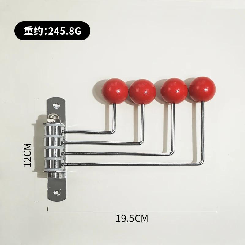 Space Saving Living Room Furniture Multifunctional Hanger Hooks Retro Decorative Clothes Organizer Iron Wall Coat Racks