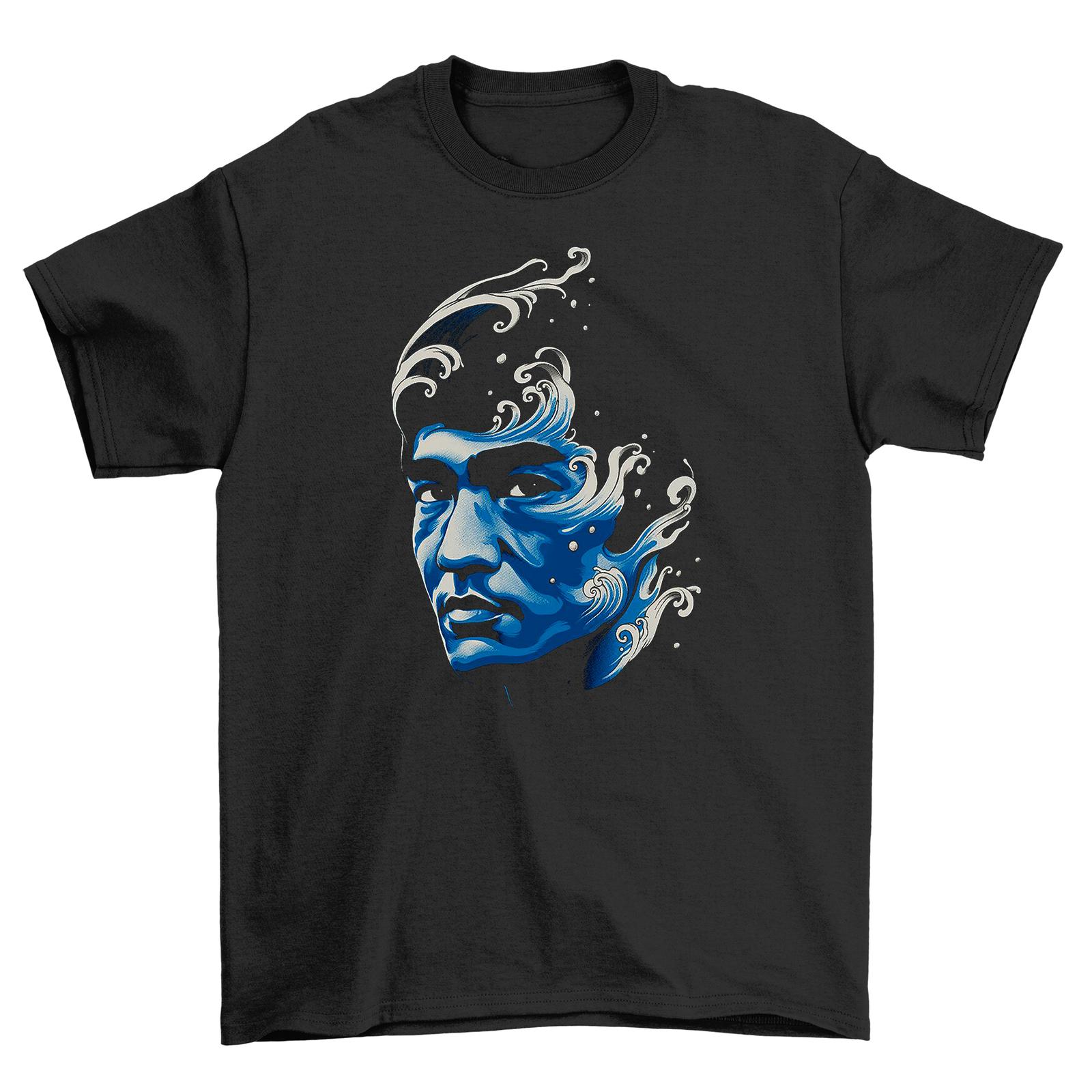Be Water Bruce Lee T-Shirt Mens Womens Tees Top - Unleash Your Inner Dragon with this Legendary and S