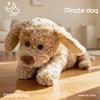 28-47cm Cartoon High Quality Teddy Dog Plush Doll Pillow Soft Curly Lying Dot Dog Plush Toy Home Decoration Gift For Children