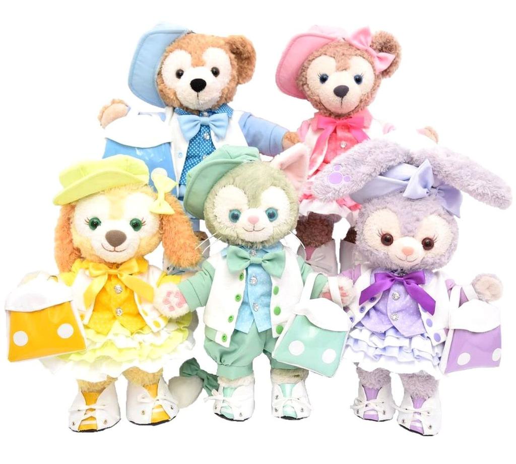 Teddy Bear Mail Order Alice Cookie Anne Clothes Dress Up Costume with Backpack Lemon for Going Out Without Body for S Size
