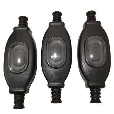 Xingxiong ZJXXDZ 204 Waterproof Inline Light Lamp Pushbutton Switches 3A 250V