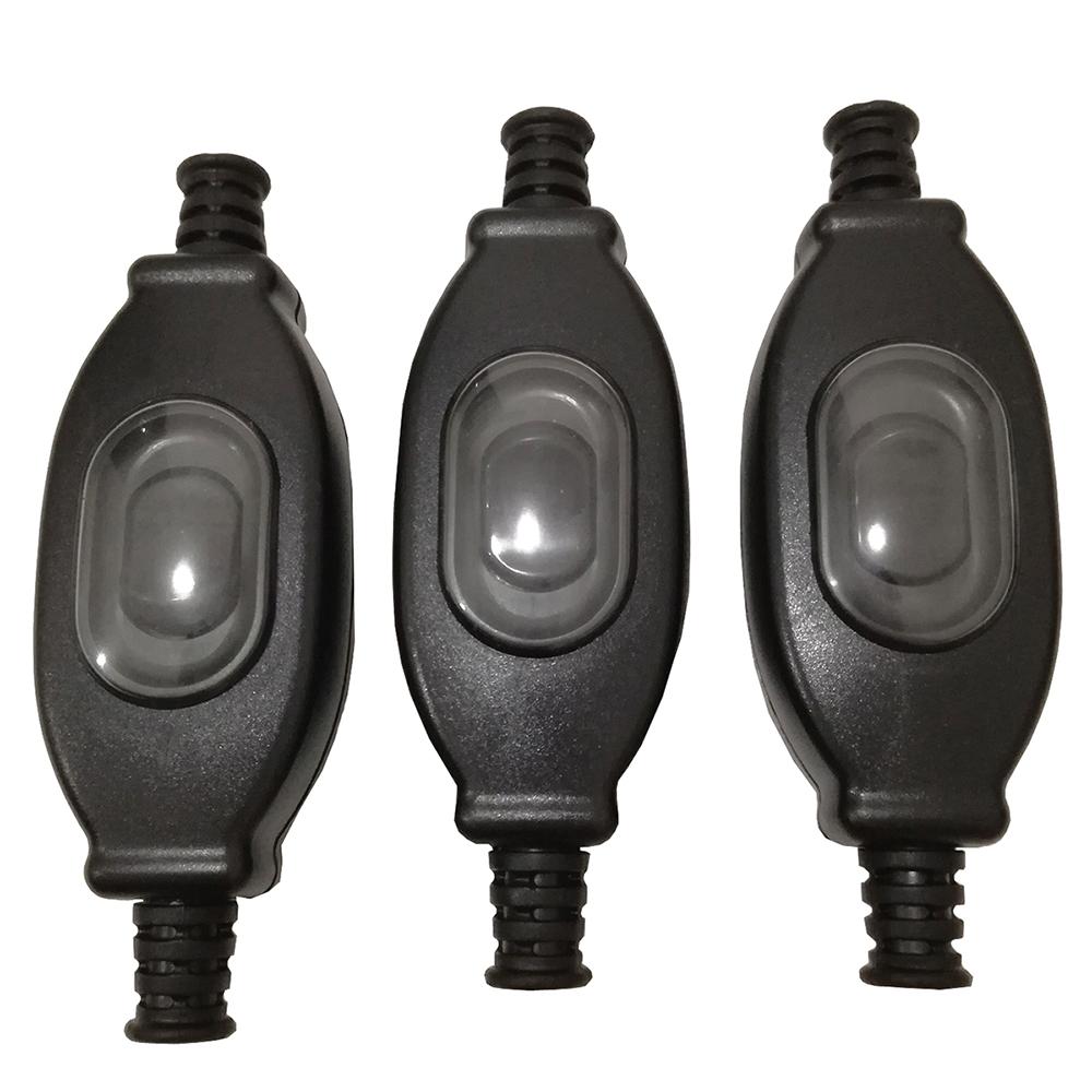 

Xingxiong ZJXXDZ 204 Waterproof Inline Light Lamp Pushbutton Switches 3A 250V