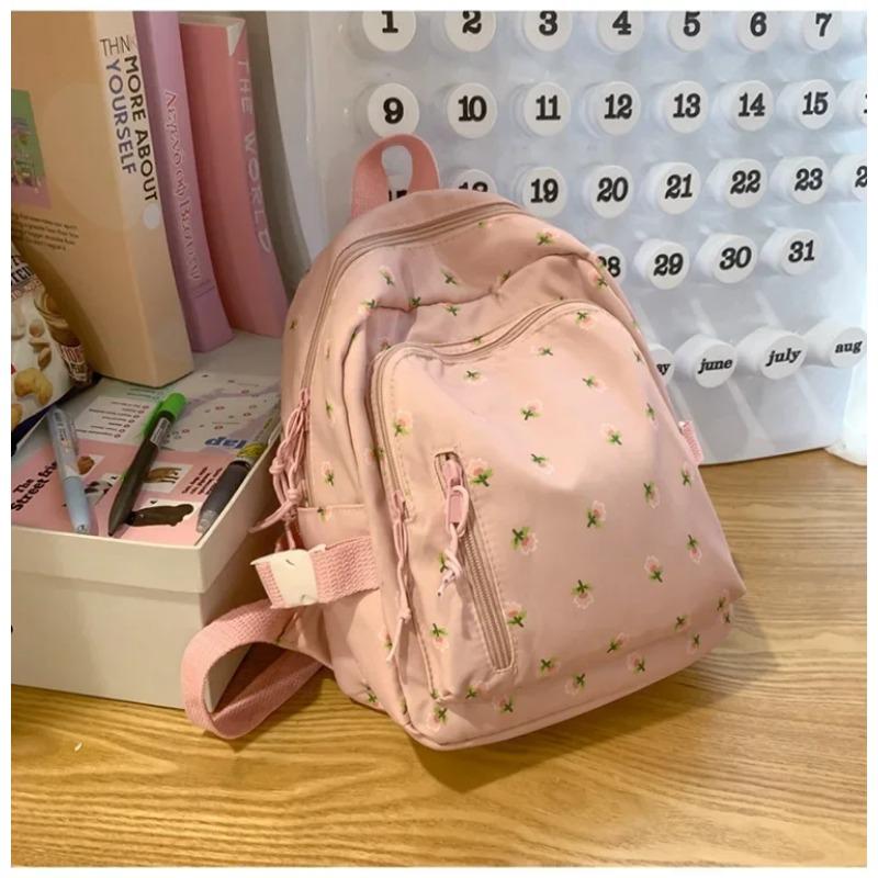 Ins Niche Japanese Korean Primary and Secondary School Students Schoolbags Are Large Capacity Light and Lovely Printed Backpack