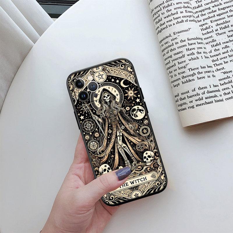 Hexe Divination Tarot Mond Neu Hochwertige Handyhülle für Xiaomi Poco M4 M5 M6 M7 X3 X6 X7 Pro