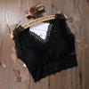 Kobiety Sexy Lace Crochet Solid Bralette Bustier Lace Crop Top Biustonosz Bezszwowa bielizna