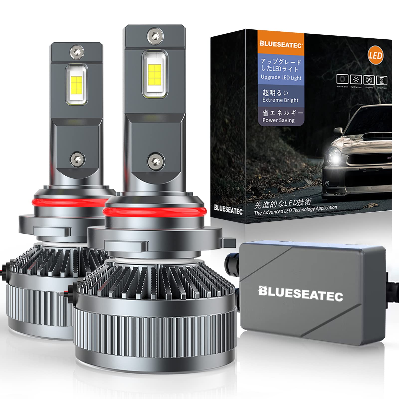 BLUESEATEC [Shot Evolution] HB3 LED Headlight 130W Explosive Light 9005 белый